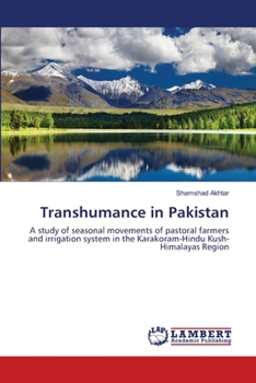 Paperback Transhumance in Pakistan Book