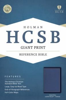 Imitation Leather Giant Print Reference Bible-HCSB [Large Print] Book