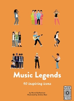 Hardcover Music Legends: 40 Inspiring Icons Book