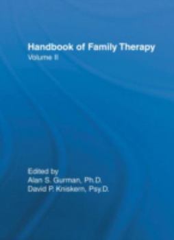 Hardcover Handbook of Family Therapy Book