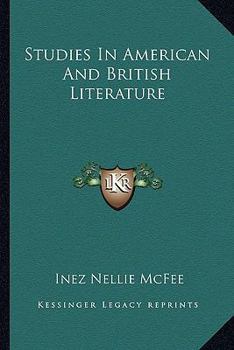 Paperback Studies In American And British Literature Book