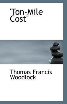 Paperback 'Ton-Mile Cost' Book