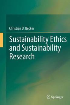 Hardcover Sustainability Ethics and Sustainability Research Book