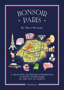 Paperback Bonsoir Paris: Bonjour City Map-Guides Book