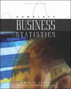 Hardcover Complete Business Statistics W/CD Mandatory Package Book