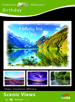 Misc. Boxed Cards - Birthday - Scenic Views Book