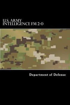 Paperback U.S. Army Intelligence FM 2-0 Book