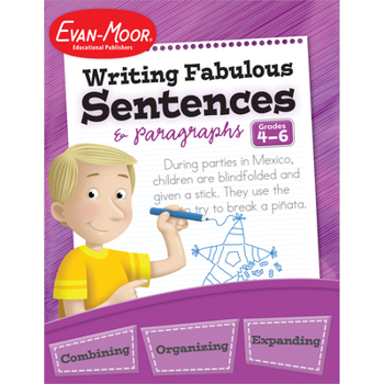 Paperback Writing Fabulous Sentences & Paragraphs, Grades 4-6 Book