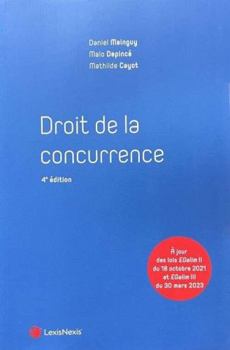 Paperback Droit de la concurrence [French] Book