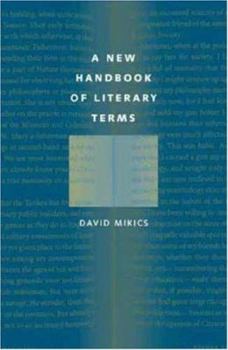 Hardcover A New Handbook of Literary Terms Book