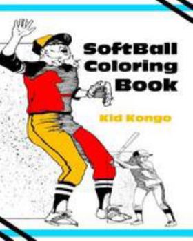 Paperback Softball Coloring Book