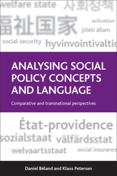 Paperback Analysing Social Policy Concepts and Language: Comparative and Transnational Perspectives Book