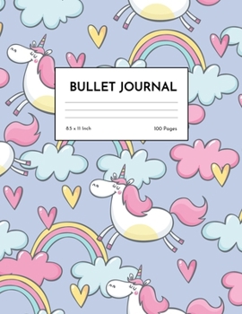 Bullet Journal: Nifty Unicorn Dot Grid Notebook - Dotted Note Pad for Kids, Girls, Teens, Tweens, Women - Gifts for Birthday and Christmas | Creative Art 00539