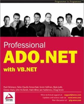 Paperback Professional ADO.NET with VB.NET Book