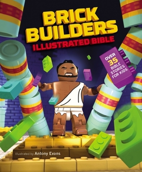 Hardcover Brick Builder's Illustrated Bible: Over 35 Bible Stories for Kids Book