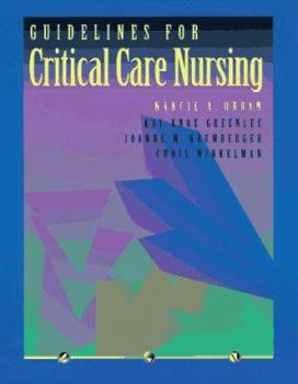 Paperback Guidelines for Critical Care Nursing Book