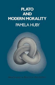 Hardcover Plato and Modern Morality Book