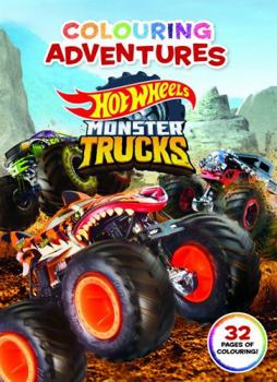 Paperback Hot Wheels Monster Trucks: Colouring Adventures (Mattel) Book