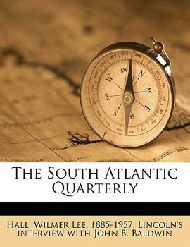 Paperback The South Atlantic Quarterly Book