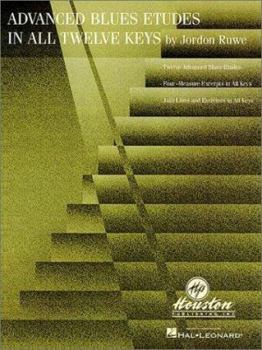 Paperback Advanced Blues Etudes in All Twelve Keys Book