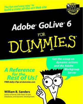 Paperback Adobe GoLive 6 for Dummies Book