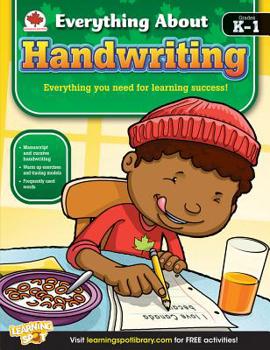 Paperback Handwriting, Grades K - 1 (Everything About) Book