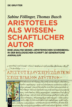 Hardcover Aristoteles als wissenschaftlicher Autor [German] Book
