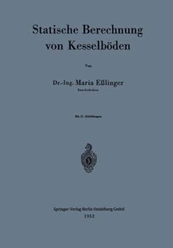 Paperback Statische Berechnung Von Kesselböden [German] Book