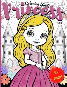 Paperback Princess Coloring Book Vol. 1 Book