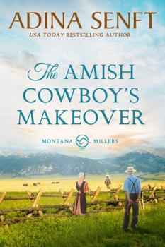Paperback The Amish Cowboy's Makeover (Large Print) [Large Print] Book