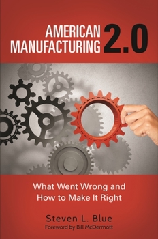 Hardcover American Manufacturing 2.0: What Went Wrong and How to Make It Right Book