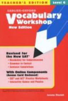 Paperback Vocabulary Workshop Level G - Teacher's Edition Book