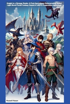 Paperback Knight in a Strange Realm: A Post-Apocalypse Reincarnation Isekai Light Novel Portal Fantasy GameLit LitRPG Progression Adventure Book