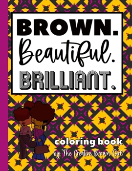 Paperback Brown Beautiful Brilliant Coloring Book