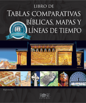 Hardcover Libro de Tablas Comparativas Bíblicas, Mapas Y Líneas de Tiempo, Edición del Décimo Aniversario [Spanish] Book