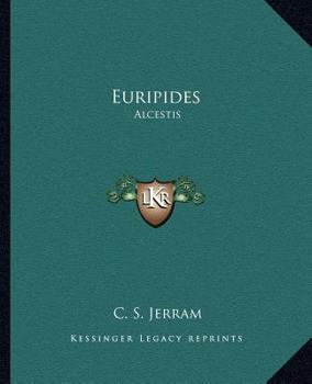 Paperback Euripides: Alcestis Book