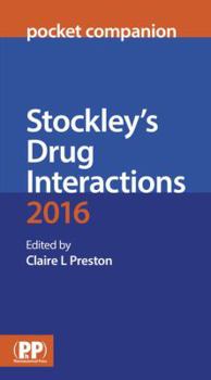 Paperback Stockley's Drug Interactions 2016 (Pocket Companion) Book