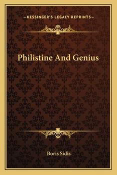 Paperback Philistine And Genius Book