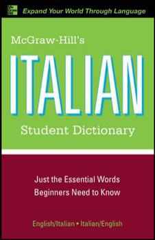 Paperback McGraw-Hill's Italian Student Dictionary Book