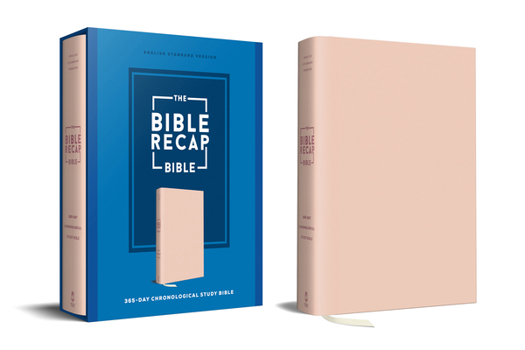 Imitation Leather The Bible Recap 365-Day Chronological Study Bible: English Standard Version - Imitation Leather, Pink Book
