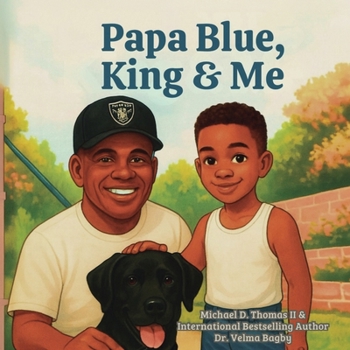 Paperback Papa Blue, King and Me Book