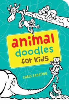 Paperback Animal Doodles for Kids Book