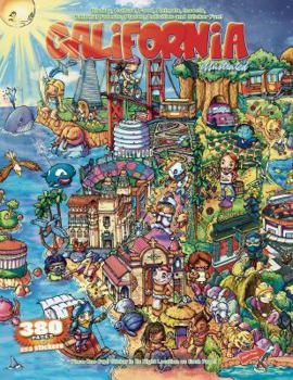 Mass Market Paperback California Illustrated Children's Book, History, Activity, Coloring + 253 Stickers Book
