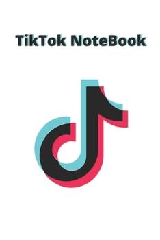 TikTok White Journal - 120 Pages - 6x9 in: Lined Notebook