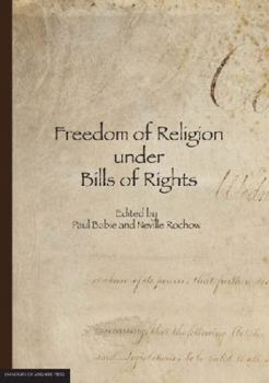 Paperback Freedom of Religion under Bills of Rights Book