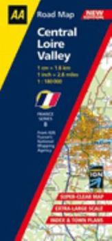 Map Central Loire Valley (AA Road Map France) Book