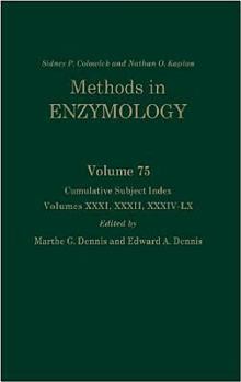 Hardcover Cumulative Subject Index, Volumes 31, 32 and 34-60: Volume 75 Book