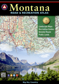 Paperback Montana Road & Recreation Atlas Book