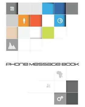 Paperback Phone Message Book: Voice Message Log Book