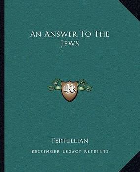 Paperback An Answer To The Jews Book